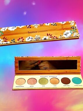 ❤️🆕 Butter London “Natural Goddess” 6-shade Eyeshadow Makeup Palette w/ Mirror
